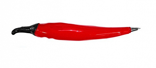 Ручка шариковая син. TZ с магнитом, цвет. пласт.корпус в форме фруктов/овощей - канцтовары в Минске